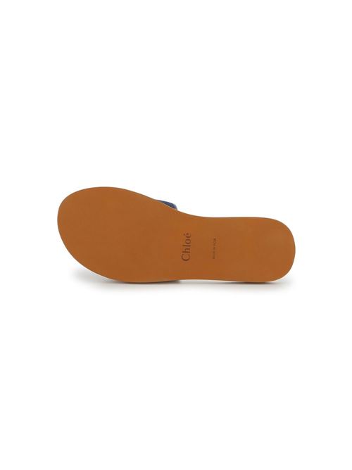 Ciabatta bambina con logo Chloe' Kids | C20507859